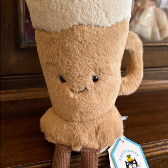 Jellycat AMUSEABLES LATTE Authentic in-hand Summer 2025 Foodie FOMO out of stock - Picture 11 of 11